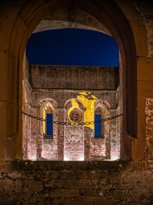 Nachts in der Klosterruine Limburg