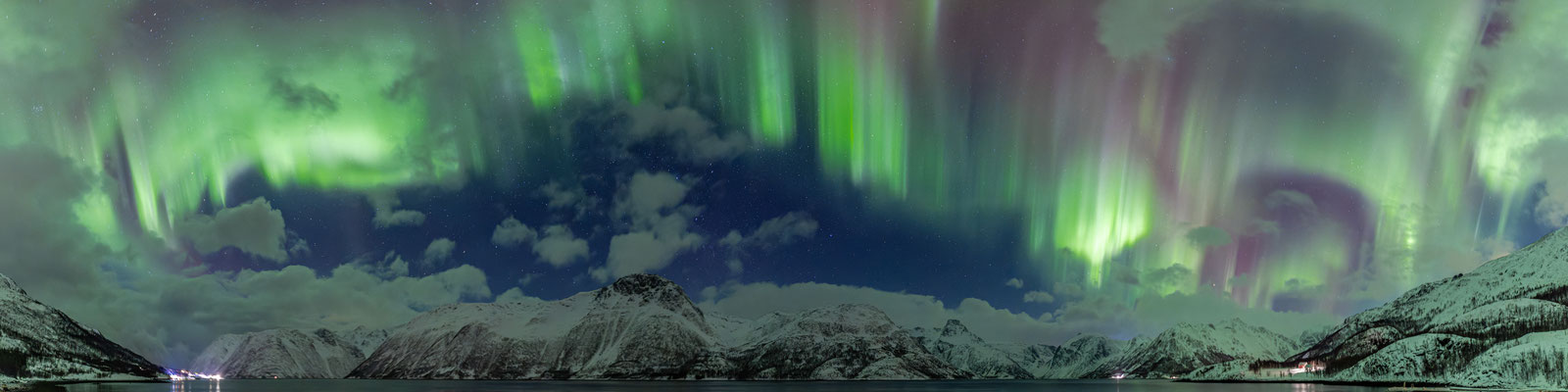Polarlichter in Nordnorwegen, 80 x 20 cm, Acrlyglas, 90 €