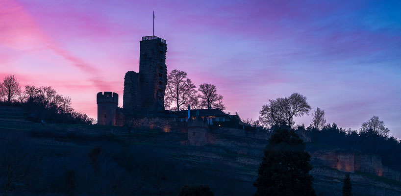 Blaue Stunde an der Wachtenburg