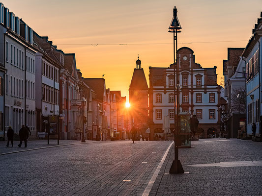 Sonnenuntergang hinter dem Altpörtel