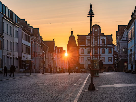 Sonnenuntergang hinter dem Altpörtel