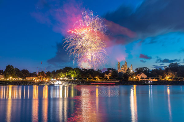 Abschlußfeuerwerk zum Brezelfest
