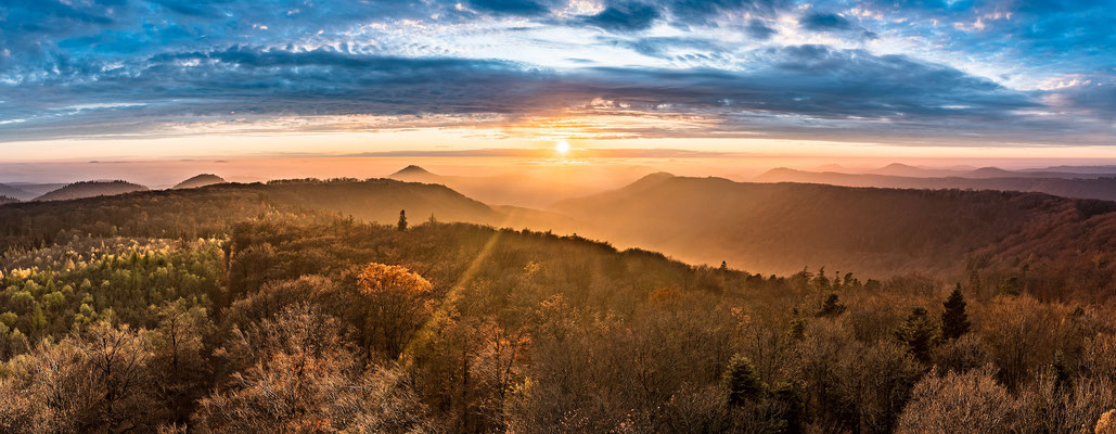 Sonnenuntergang am Luitpoldturm