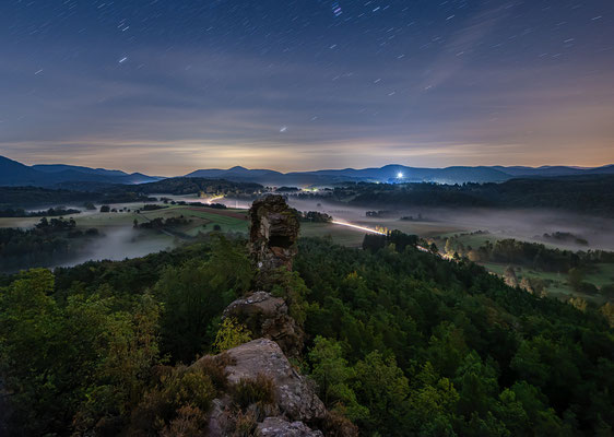 Frühmorgens auf den Geiersteinen