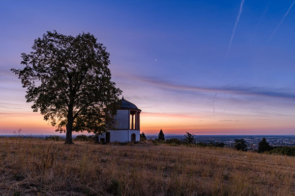 Schöner Morgenhimmel über Neustadt