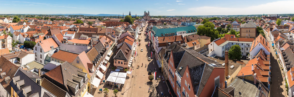 Blick vom Altpörtel über Speyer