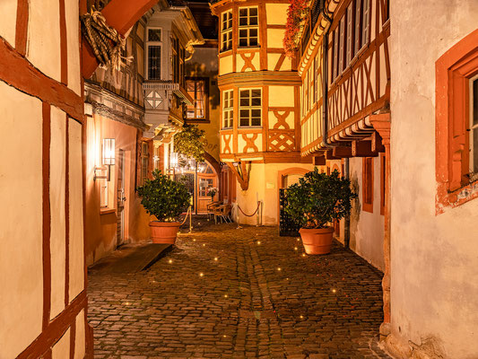 Blaue Stunde in Neustadts Altstadt