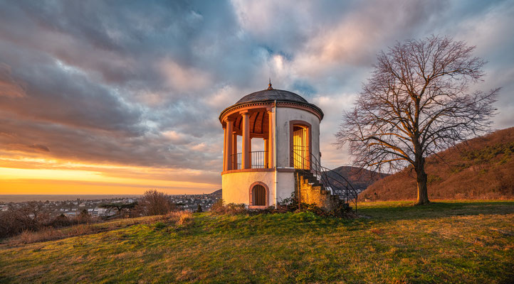 Morgenstimmung am Deidesheimer Tempel