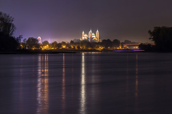 Speyerer Dom bei Nacht