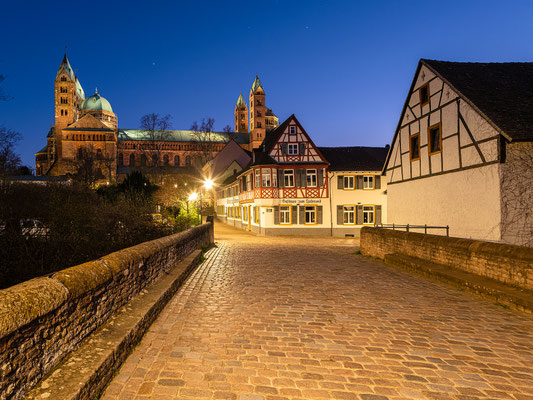 Blaue Stunde in Speyer