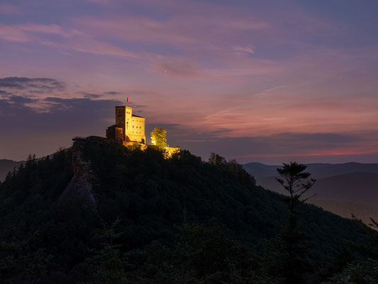 Abendstimmung am Trifels