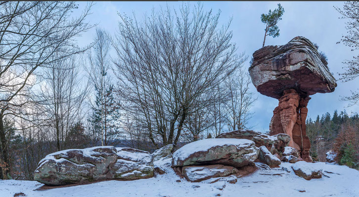 Teufelstisch im Winter