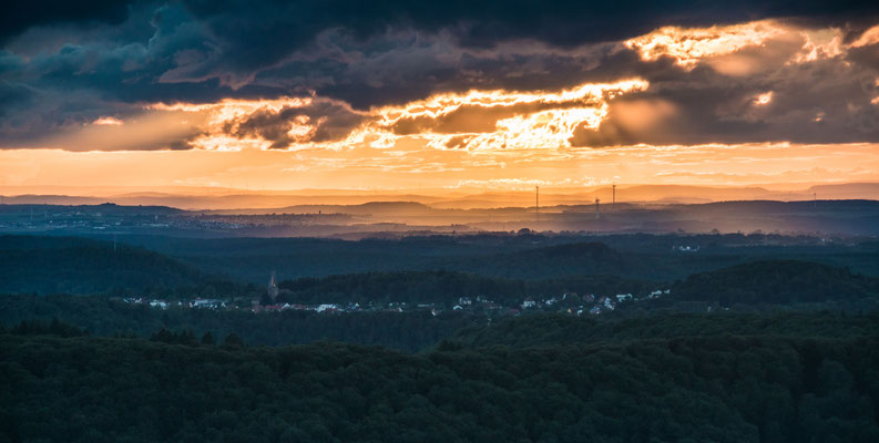 Abendstimmung am Luitpoldturm