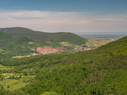 Ausblicke in die Rheinebene