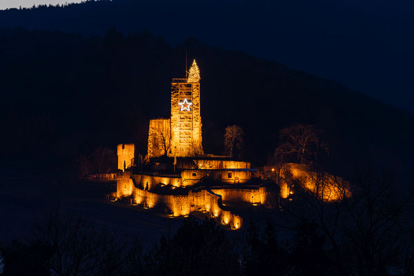 Wachtenburg im Abendlicht