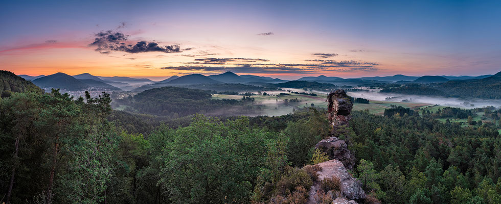 Frühmorgens auf den Geiersteinen