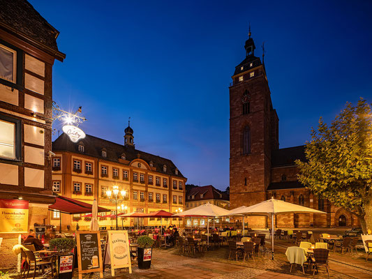 Blaue Stunde in Neustadts Altstadt