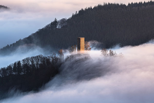 Burg Münz im Nebelmeer
