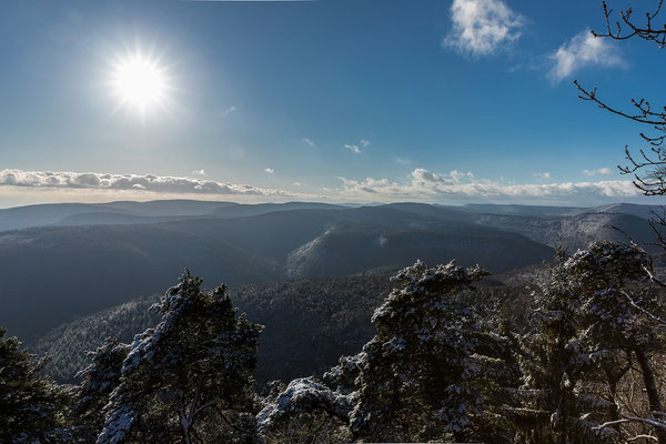 Ausblicke vom Rahnfelsen