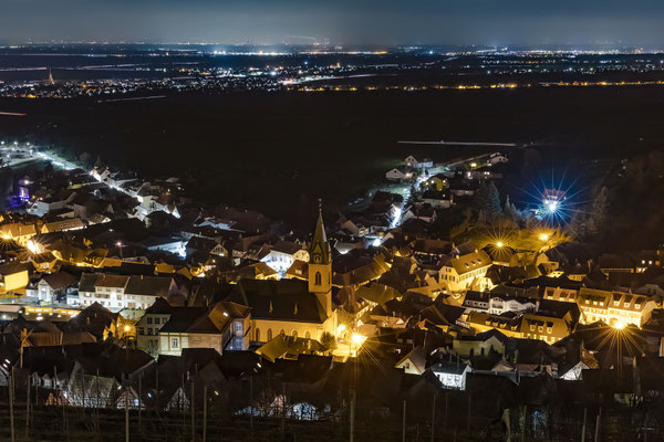 Nächtlicher Blick über Sankt Martin