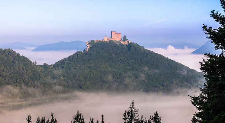 Trifels im Nebel