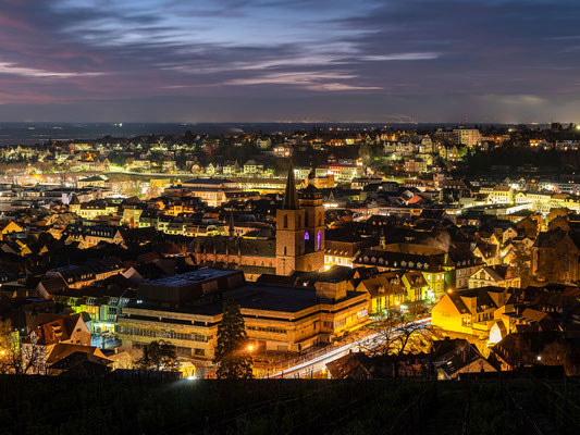 Blaue Stunde über Neustadt