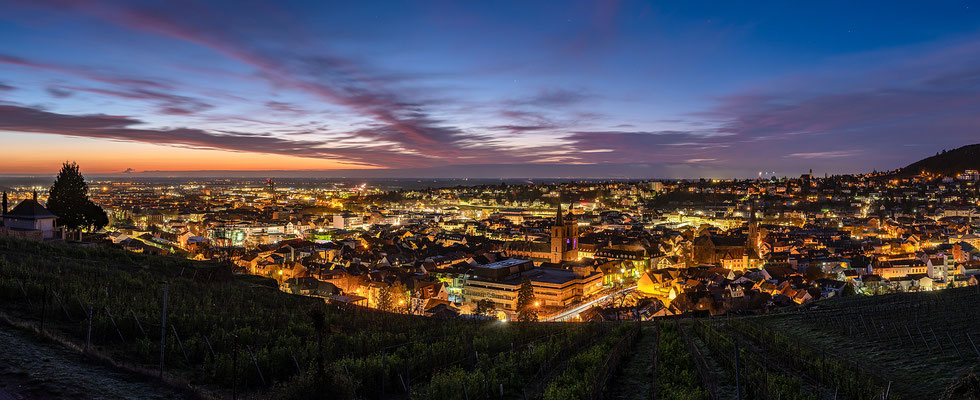 Blaue Stunde über Neustadt