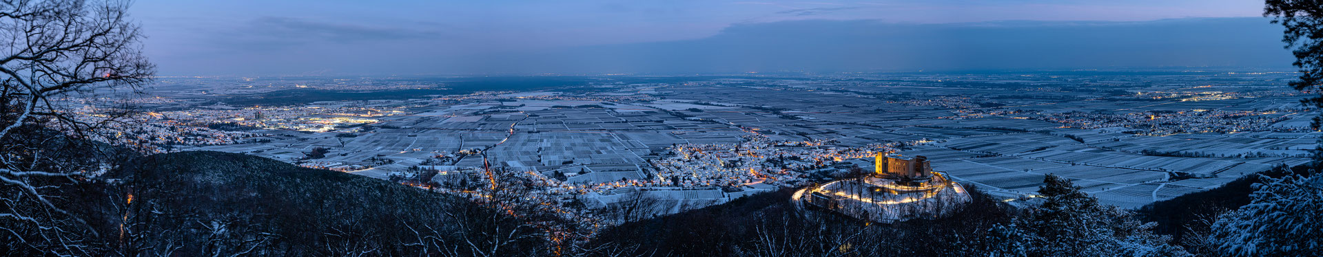 Winterabend auf dem Sühnekreuz