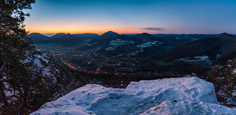 Wintermorgen auf dem Sommerfels