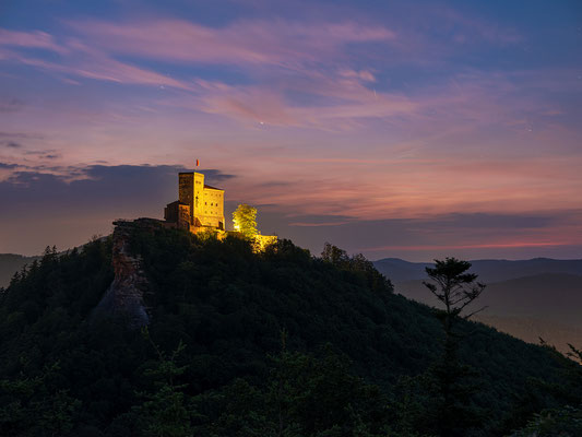 Abendstimmung am Trifels