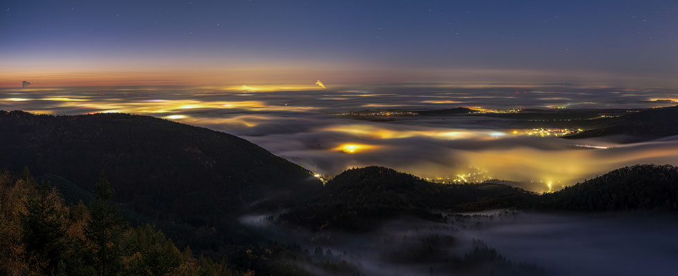 Herbstlicher Morgen auf dem Orensfels