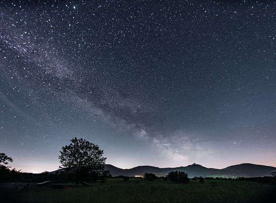 Milchstraße in klarer Nacht bei Annweiler