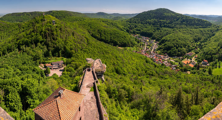 Blick von der Burg Trifels