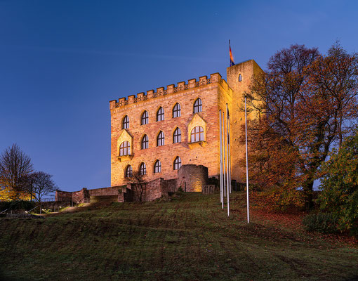Novembermorgen am Hambacher Schloss