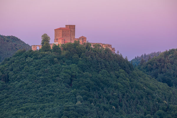Burg Trifels im letzten Abendlicht