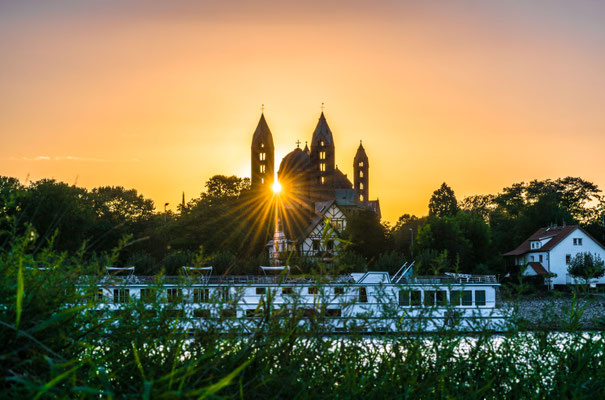 Sonnenuntergang am Speyerer Dom