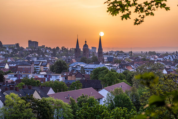 Sonnenaufgang im Saharastaub