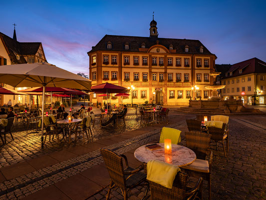 Blaue Stunde in Neustadts Altstadt