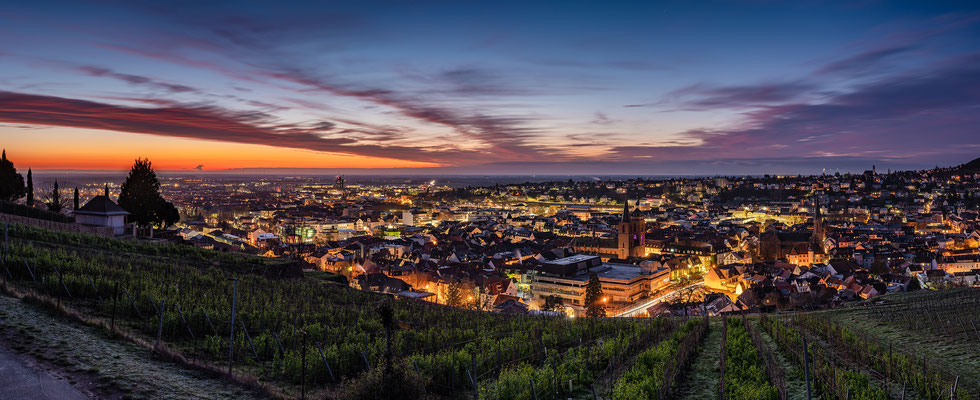 Blaue Stunde über Neustadt