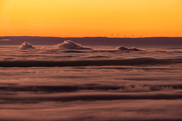 Bunte Morgenstimmung auf der Kalmit