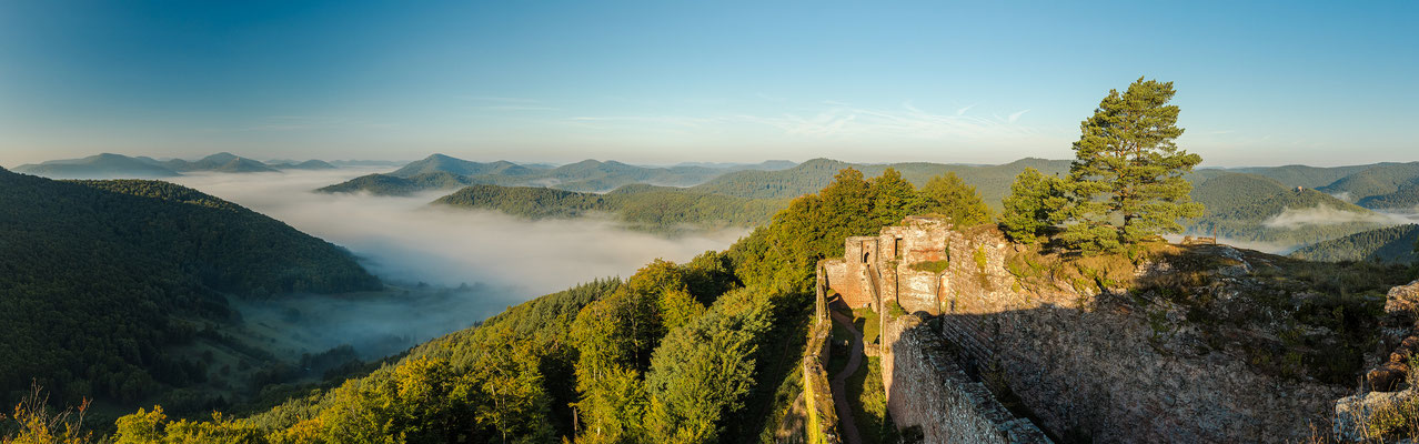 Ausblick von der Ruine Neuscharfeneck