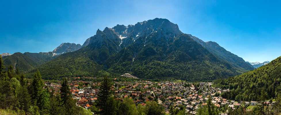 Blick auf Mittenwald