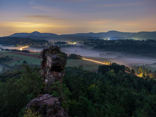 Frühmorgens auf den Geiersteinen