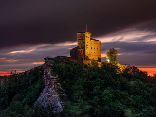 Wolkiger Abend an der Anebos