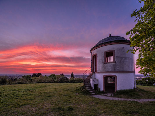 Sonnenaufgang beim Deidesheimer Tempel