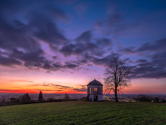 Morgenstimmung am Deidesheimer Tempel