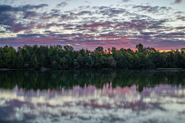 Sonnenaufgang bei Hassloch