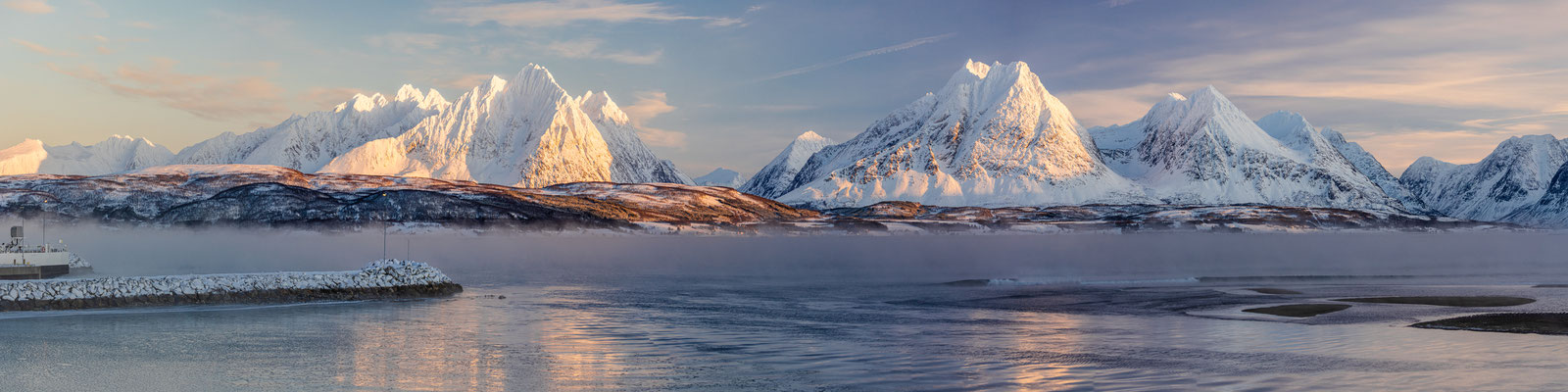 Nordnorwegen im Winter, 80 x 20 cm, Acrlyglas, 90 €
