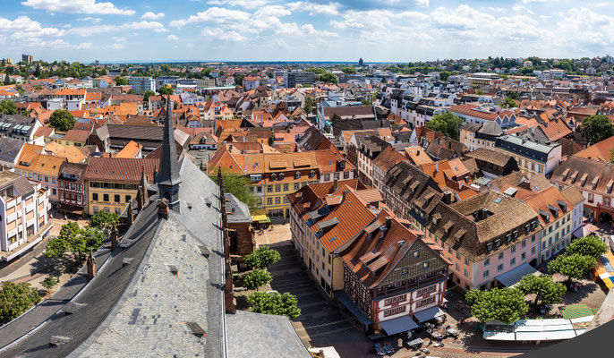 Ausblicke vom Turm der Stiftskirche
