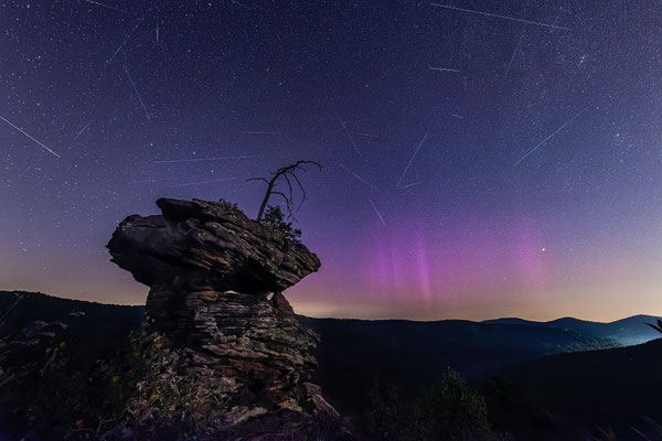 Besondere Nacht: Sternschnuppen und Polarlichter
